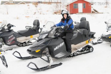 ขี่สโนว์โมบิล Snowmobile ล่าแสงเหนือ ประเทศฟินแลนด์ Loft Travel