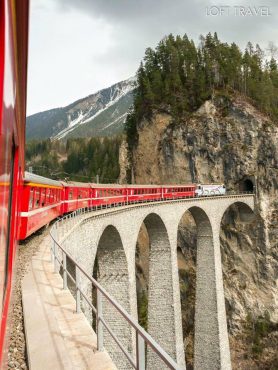 รถไฟ Bernina Express ประเทศสวิตเซอร์แลนด์
