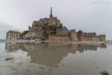 มงต์-แซงต์-มิเชล (Mont Saint-Michel) ตอนน้ำลง