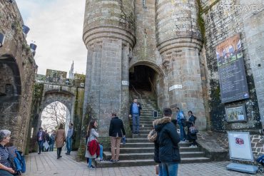 ทางเข้าตัวอาคาร มงแซงต์ มิเชล (mont saint michel)