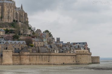 มงแซงค์มิเชลล์ mont saint michel ตอนน้ำลง